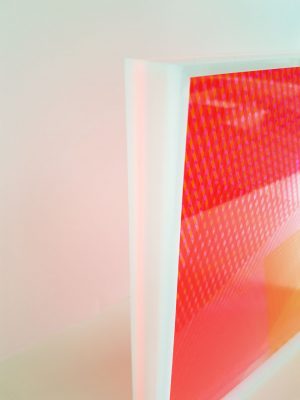 Kate Banazi - Thropugh the Sqaure Window 131 - Screenprinting on Perspex