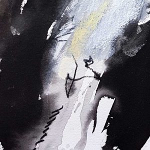 Amanda Schunker - Picos Precipice - painting - mixed media