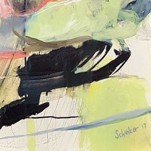 Amanda Schunker - Interlaced Escarpment - painting - mixed media