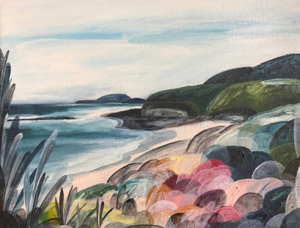 Ingrid Daniell - Painting - Pretty Beach Murramarang