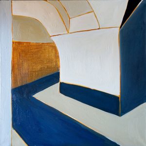 Maria Kostareva - White Station - Painting