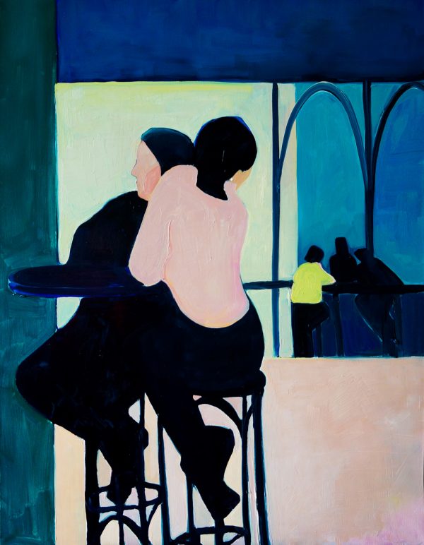 Maria Kostareva - Pink and Lemon - painting