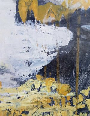 Amanda Schunker - landscape painting - Glassy Underworld