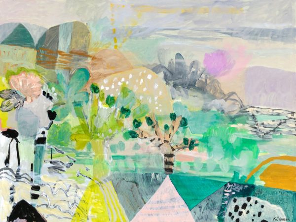 Kaitlin Johnson - Where the Cheetah Roams - Painting
