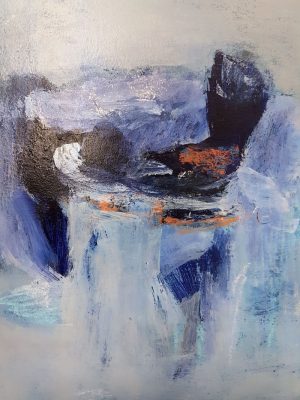Amanda Schunker - Adrift 2 - painting on paper