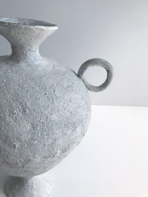 Katarina Wells - Chalk Amphora - Ceramic Sculpture