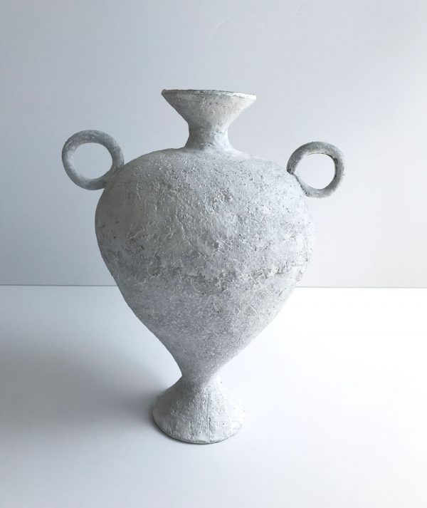 Katarina Wells - Chalk Amphora - Ceramic Sculpture