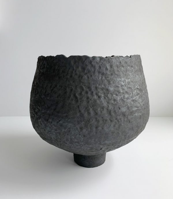 Katarina Wells - Raw Edged Pod - Ceramic Sculpture