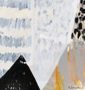 Shining Through Gossamer - Kaitlin Johnson - Abstract Painting