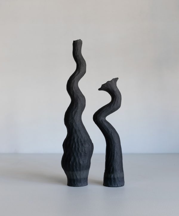 Kerryn Levy - Asymmetry Pair 20.28/29 - Ceramic Sculpture
