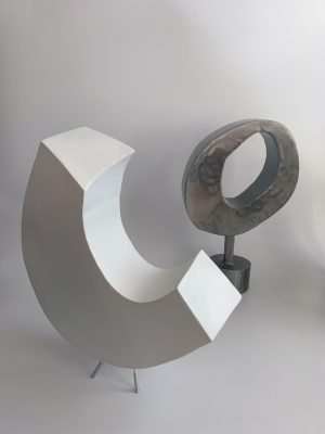 Tracey Lamb - Half Moon - Steel Sculpture