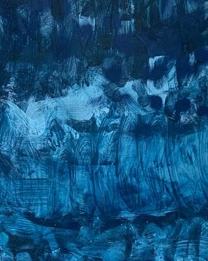 Fleur Stevenson - Blue Wallaby Rocks - Painting