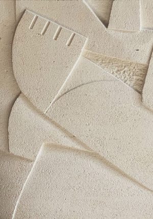 Lucas Wearne - Precipice - Limestone Wall Relief
