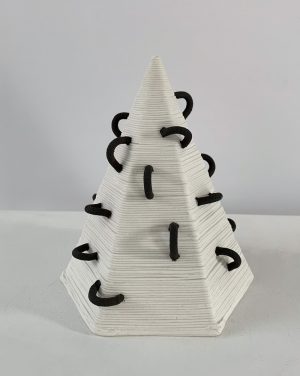 Susan Chen - Small Pyramid - Ceramic Sculpture
