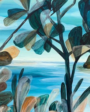 Ingrid Daniell - Glimpse of Hope Through the Shea Oaks - Landscape Painting