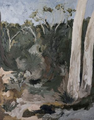 Chloe Caday - She Oaks At Dusk - Painting