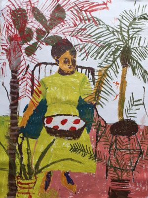 Darcy Mcrae - Isabel In The Garden - Painting