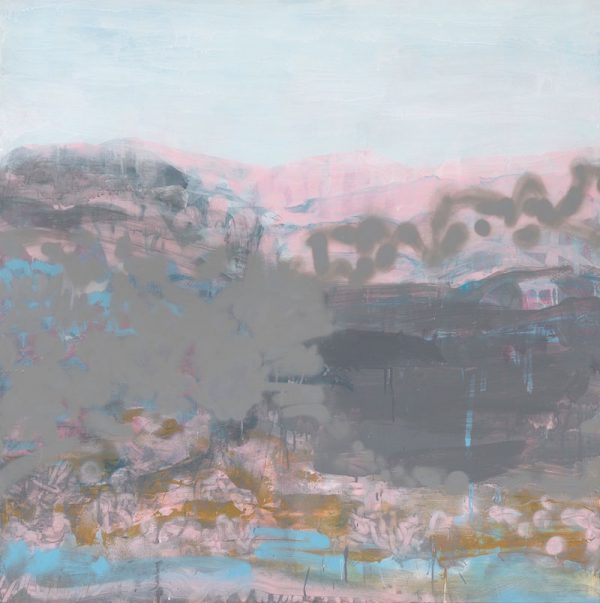 Susie Dureau - Burning Mountain at Wingen - Painting