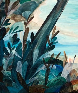 Ingrid Daniell - Full Lagoon Days, Halcyon Summer - Landscape Painting