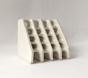 Natalie Rosin - Terrace - Ceramic Sculpture