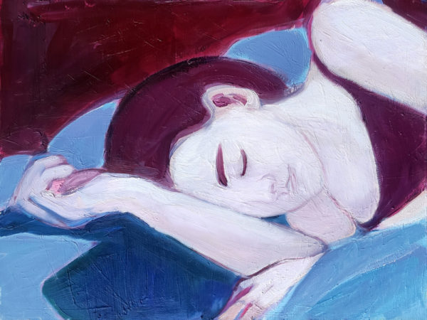 Maria Kostareva - Purple Dawn - painting