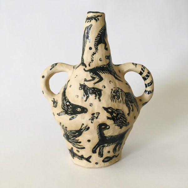 Karlien van Rooyen - Chappie Vessel II - Ceramic Sculpture