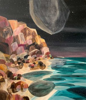 Deep Time, under the Milky Way (Wadawurrung) - Ingrid Daniell - Australian Landscape