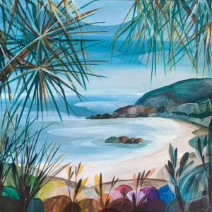 Looking into the Sun from the Cool Of the Shade, Halcyon Days (Gubbi Gubbi country) - Ingrid Daniell - Australian Landscape