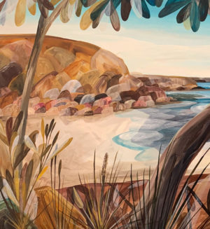 The Warm Bush Hums Through the Filtered Sun (Wadawurrung) - Ingrid Daniell - Australian Landscape