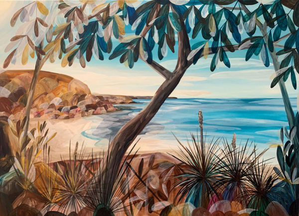 The Warm Bush Hums Through the Filtered Sun (Wadawurrung) - Ingrid Daniell - Australian Landscape