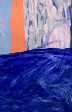 Blue River Run - Amber Hearn - Painting