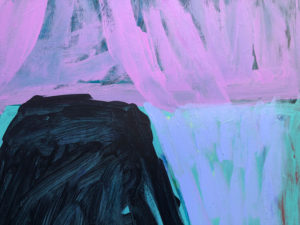 Black Boulder - Amber Hearn - Painting