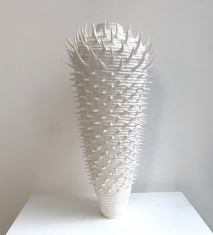 Tall Ares Vessel - Aleisa Miksad - Ceramic Sculpture