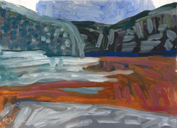 The Silvering En Plein Air Sketch III - Ana Young - Painting