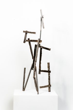 Caroline Duffy - Slash - steel sculpture
