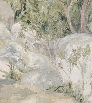 Silky Tea Tree - Chloe Caday - Landscape Painting - Darlings
