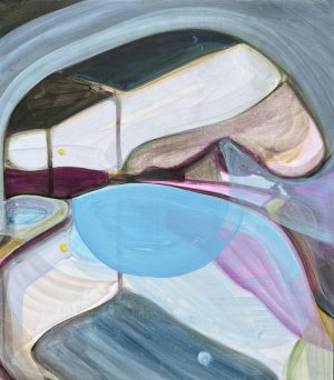 Cave Pool - Eleanor Purseglove - Painting