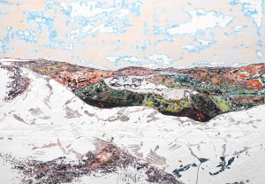 A Snow Boot Memoir - Korynn Morrison - Painting