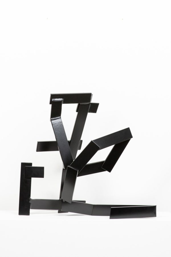 Black Drawing - Caroline Duffy - Steel Sculpture