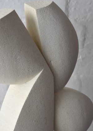 Shapes of the Mind II - Australian limestone sculpture by Lucas Wearne