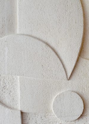 Living Proof - Australian limestone wall relief by Lucas Wearne
