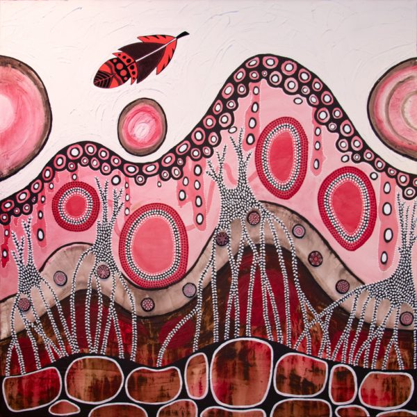 Songline 4 of 5 - Indigenous artist - Kim Healey