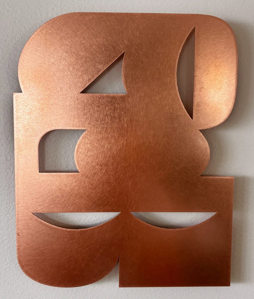 Salutation (Left) in Copper