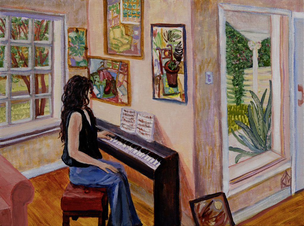 Lucy at the Piano
