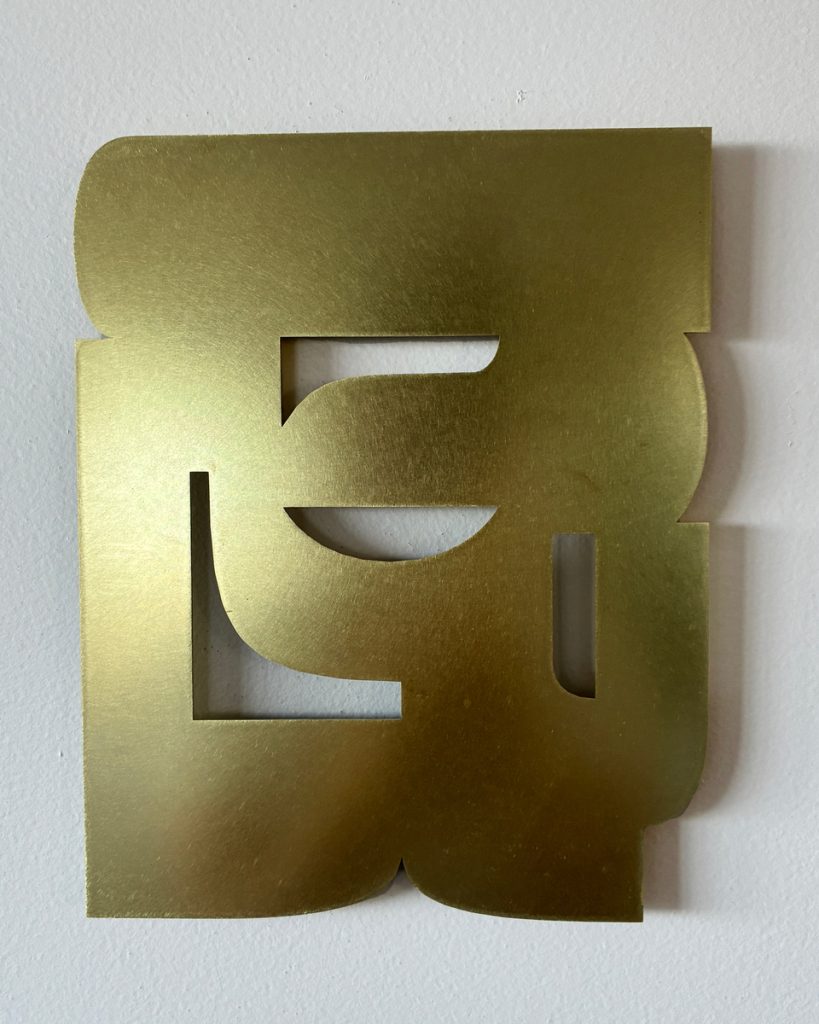 Contemplation (Right) in Brass
