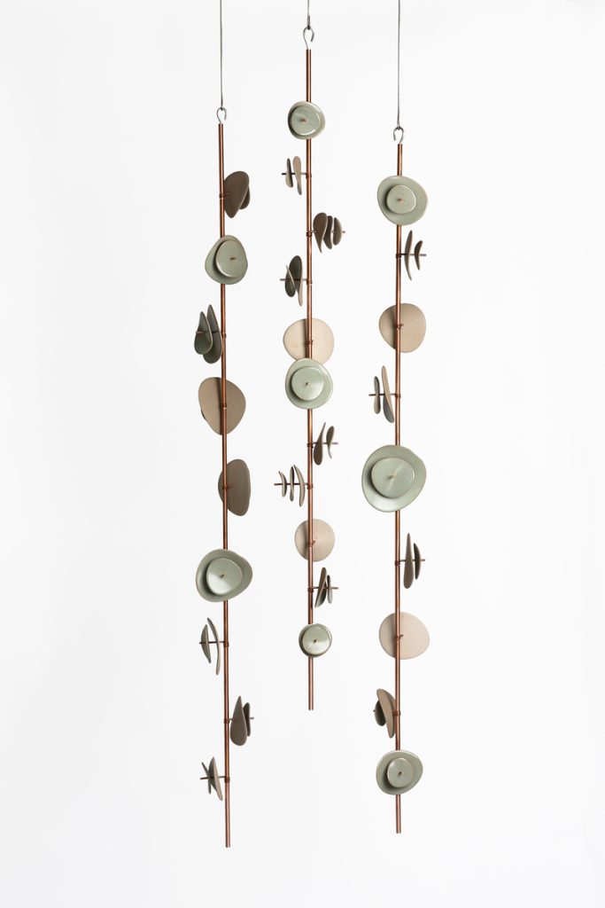 Leaf Drop Set No.4 (Celadon Glaze)