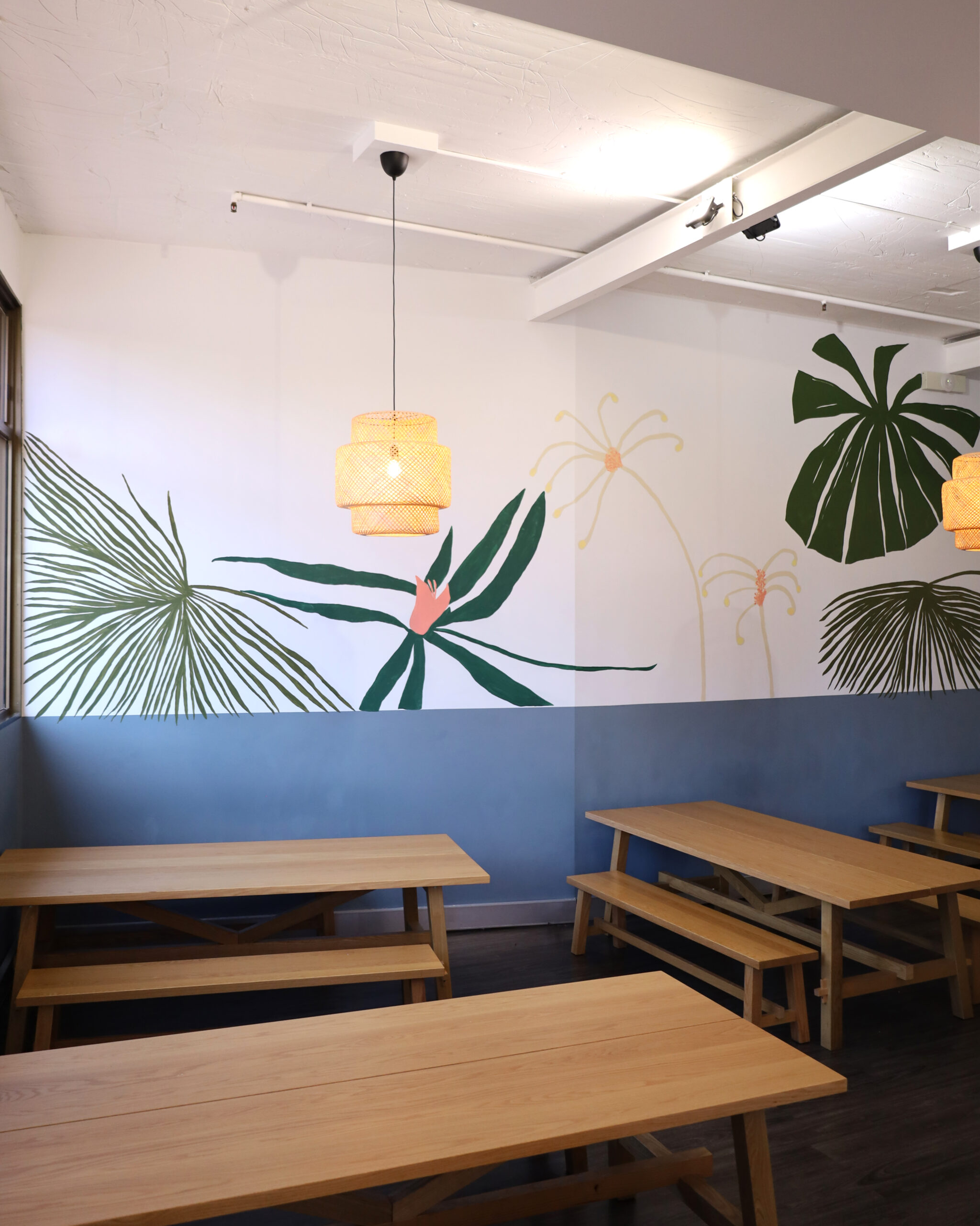 Tiarna Herczeg floral mural