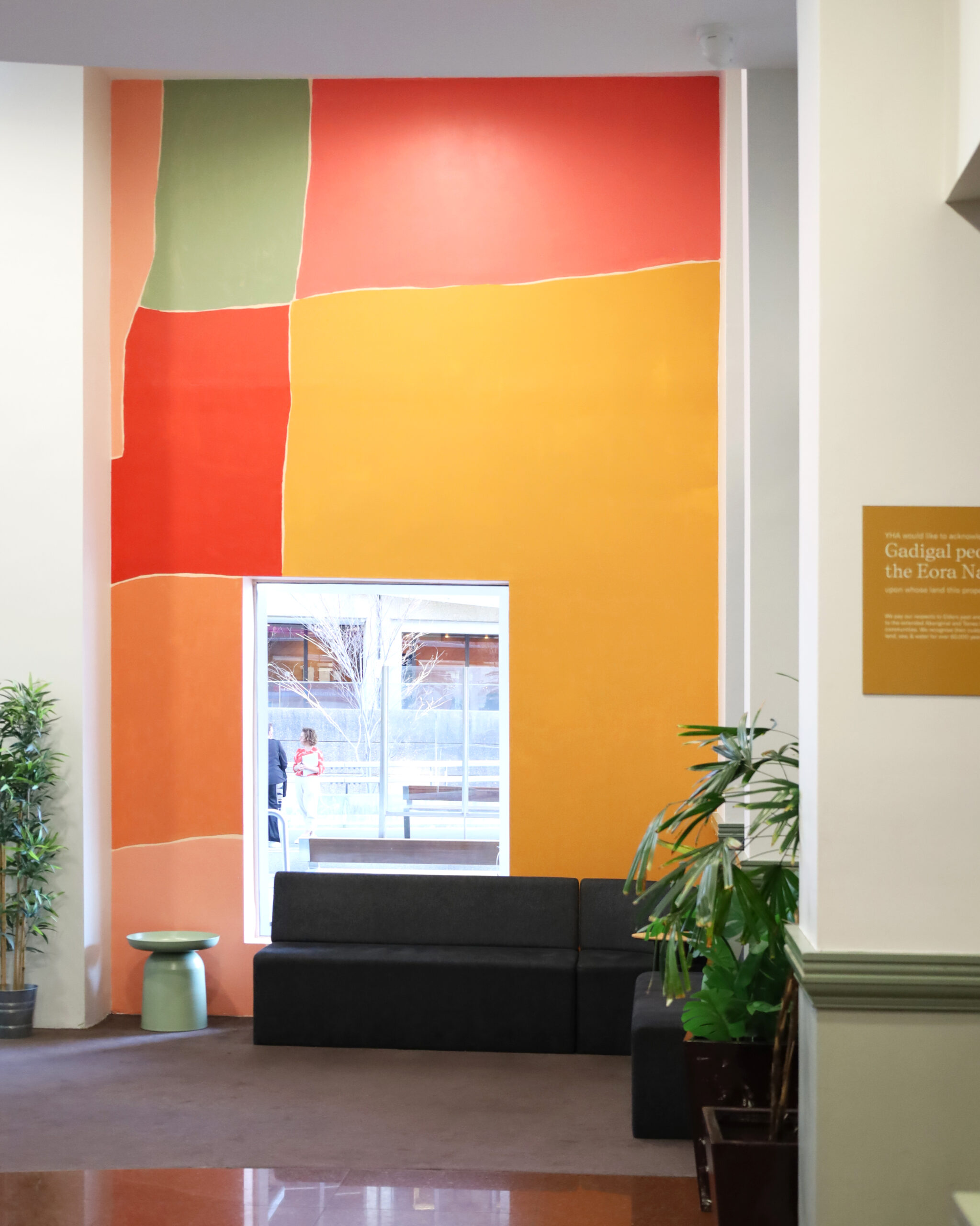 Tiarna Herczeg brightly coloured mural