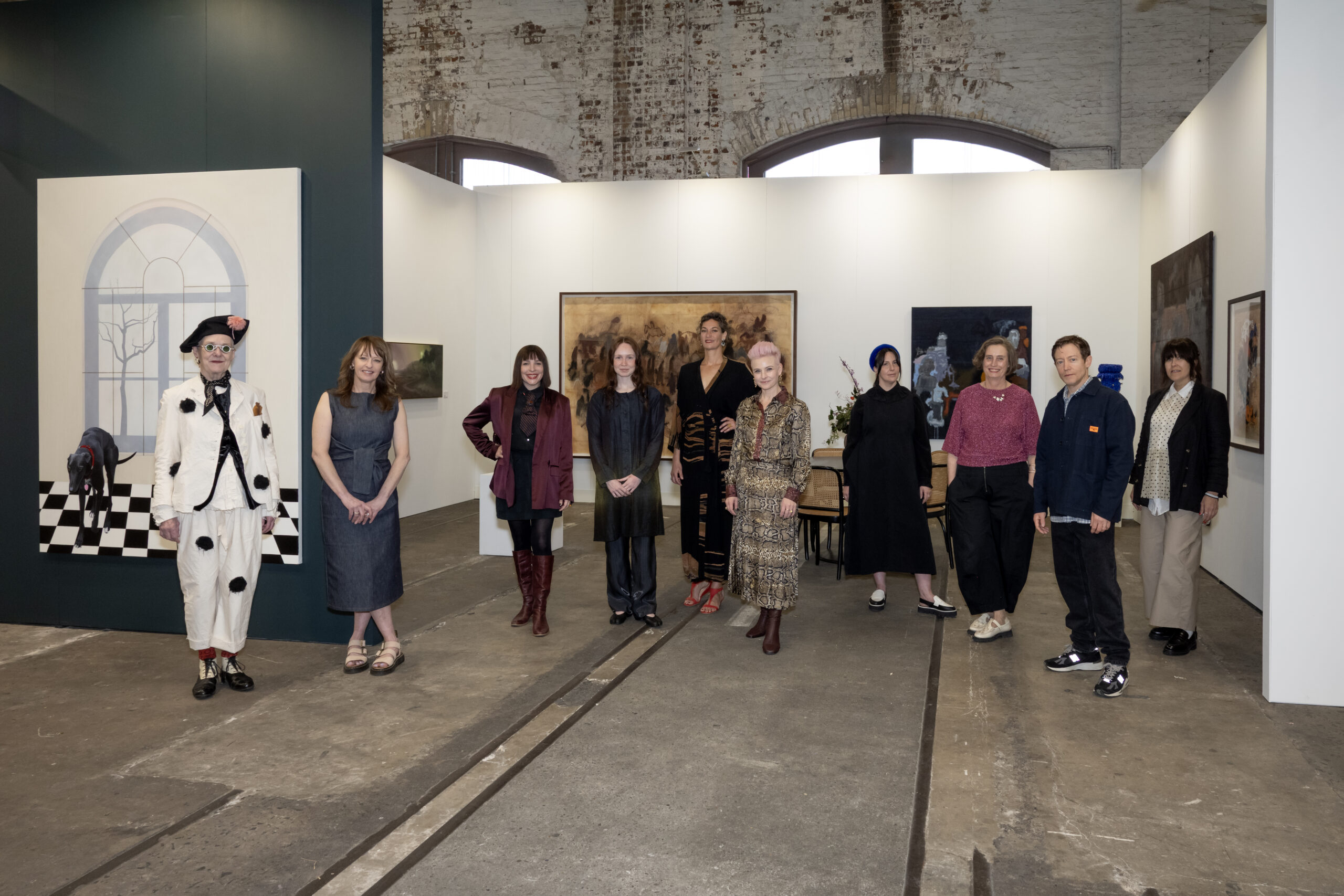 Sydney Contemporary, Curatorial+Co. booth, Art Fair booth, team shot