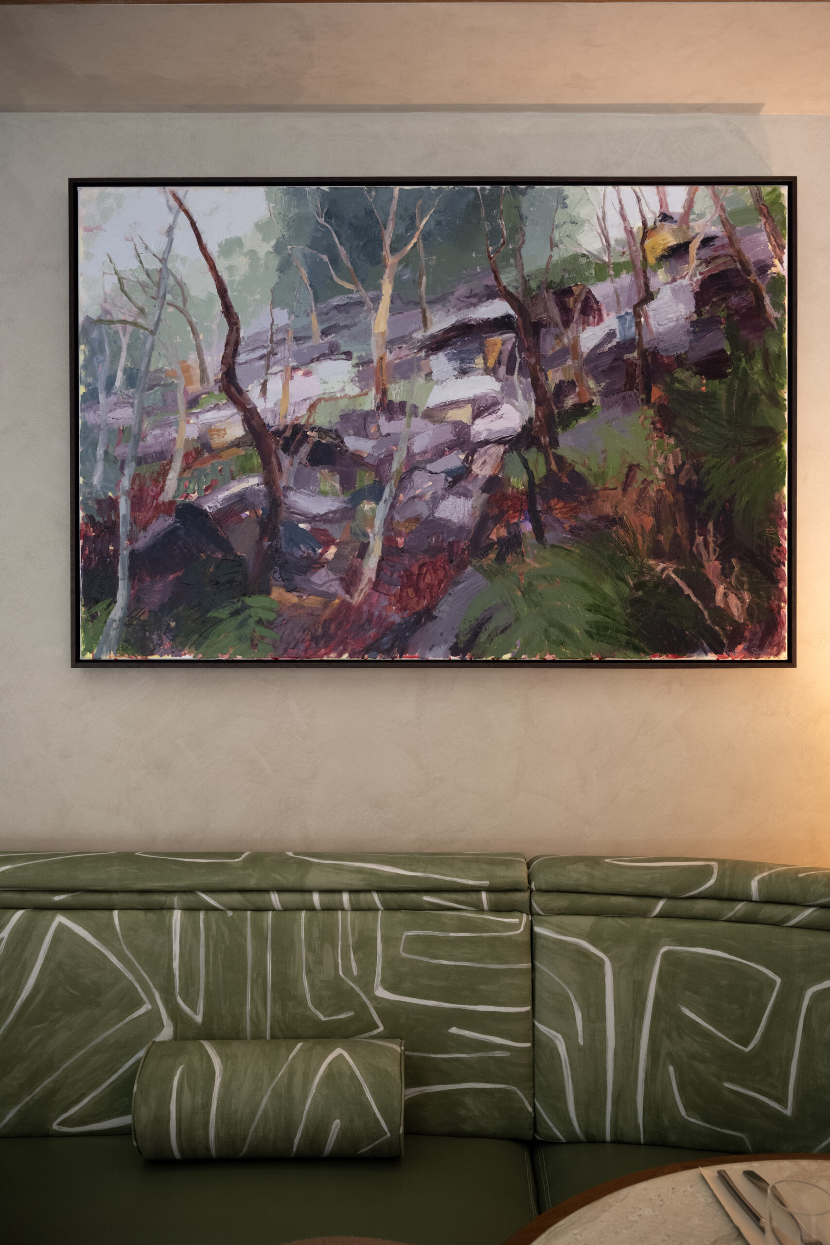 Tradies Gymea interior restaurant art